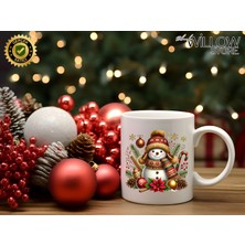 Willow Store Noel Sevimli Kardan Adam 9 Temalı Porselen Kupa Bardak,yılbaşı,merry Christmas,hediyelik
