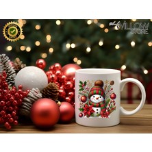 Willow Store Noel Sevimli Kardan Adam 19 Temalı Porselen Kupa Bardak,yılbaşı,merry Christmas,hediyelik