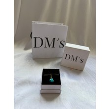 DMs Silver Yeşil Kalp Gümüş Charm'ı