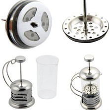 Paslanmaz Çelik French Press, 350ML, Bitki ve Kahve Demleme Kupası