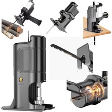 Ahşap ve Metal Kesim Testere Aparatı Tüm Matkaplarla Uyumlu Dayanıklı Malzeme ile Güçlü Performans