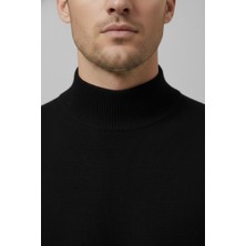 Wkm Erkek Slim Kesim Yumuşak Dokulu Tüylenmeyen Yarım Balıkçı Yaka Triko Kazak