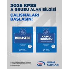Murat Yayınları Kpss A grubu Muhasebe ve Kamu Hukuku Konu Anlatımlı set .