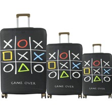 My Saraciye (MY#154 Game Over) Valizler Için Kılıf Seti (Kabin Orta ve büyük)