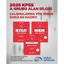 Murat Yayınları Kpss A grubu İktisat - Hukuk ve Muhasebe Soru Bankası Set .
