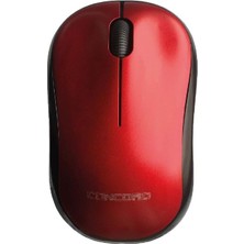 Bi Dünya Shop Kırmızı Kablosuz 3D Optik Mouse