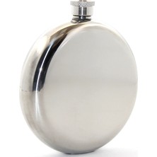 Epilons Paslanmaz Çelik Yuvarlak 8 Oz Tekli Matara Çelik Renk