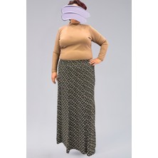 She Best Parçalı Uzun Namaz Etek, Viskon Çıtır 8 Parça Uzun Kadın Etek