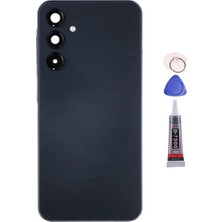 Yedcom Samsung A16 Siyah Uyumlu Arka Pil Batarya Kapağı Arka Kapak Yapıştırıcı Ve Tamir Seti Set