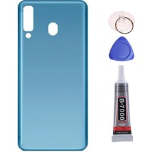 Yedcom Samsung A40 Mavi Uyumlu Arka Pil Batarya Kapağı Arka Kapak Yapıştırıcı Ve Tamir Seti Set