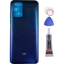 Yedcom Zte V30 Vita Mavi Arka Pil Batarya Kapağı Arka Kapak Yapıştırıcı ve Tamir Seti Set