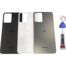 Yedcom Omix X700 Siyah Arka Pil Batarya Kapağı Arka Kapak Yapıştırıcı ve Tamir Seti Set