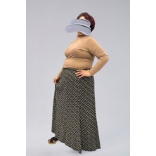 She Best Parçalı Uzun Namaz Etek, Viskon Çıtır 8 Parça Uzun Kadın Etek