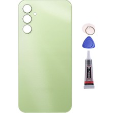 Yedcom Samsung A14 Yeşil Uyumlu Arka Pil Batarya Kapağı Arka Kapak Yapıştırıcı Ve Tamir Seti Set