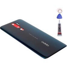 Yedcom Oppo A5 2020 Siyah Arka Pil Batarya Kapağı Arka Kapak Yapıştırıcı Ve Tamir Seti Set
