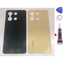 Yedcom Vivo Y36 Gold Arka Pil Batarya Kapağı Arka Kapak Yapıştırıcı Ve Tamir Seti Set