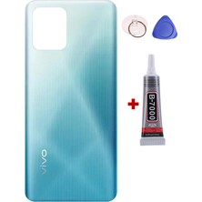 Yedcom Vivo Y15S Yeşil Arka Pil Batarya Kapağı Arka Kapak Yapıştırıcı Ve Tamir Seti Set