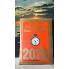 Büyük Boy Saatli Maarif Takvimi 16X12 Kısmet Kırtasiye Cağaloğlu