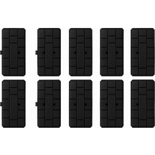 Yıldız Talı 4 Adet Soğutucu Jel Akü Buzluk 340 gr Siyah Plastik Uzun Süreli Soğutma