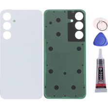 Yedcom Samsung A55 Beyaz Uyumlu Arka Pil Batarya Kapağı Arka Kapak Yapıştırıcı Ve Tamir Seti Set