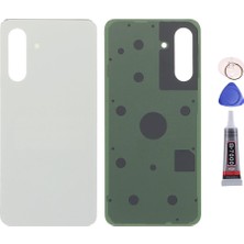 Yedcom Samsung A56 Beyaz Uyumlu Arka Pil Batarya Kapağı Arka Kapak Yapıştırıcı Ve Tamir Seti Set