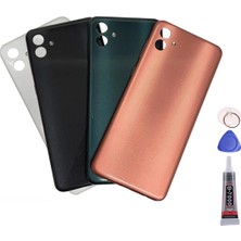 Yedcom Samsung A04 Kahverengi Uyumlu Arka Pil Batarya Kapağı Arka Kapak Yapıştırıcı Ve Tamir Seti Set