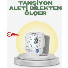 Shopwave Akıllı Bilek Tansiyon Aleti Hem Şarjlı Hem Pilli Kolay Ölçüm