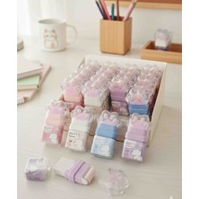 Meyra Accessories Kedi Patili Silindirli Silgi Silindir ile Temizleyeci Pati Silgi Okul Öncesi Hediyelik 1 Adet