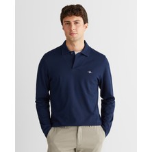 Gant Erkek Lacivert Slim Fit V Yaka Polo 2424335T.433
