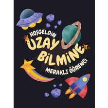 Uzay Eğitim Okul Sticker Etiketi 40X60CM