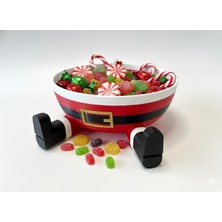 Muggle Design Noel Baba Şeklinde Kâse | 3D Baskı Christmas Santa Bowl – Yılbaşı Dekor & Şekerlik