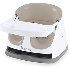SanalAMCA Store Ingenuity Baby Base 2'si 1 Arada Booster Besleme ve Kendinden Saklama Tepsili Yer Oturağı, Kaşmir