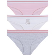 Koza İç Giyim Kadın Pamuklu Beli Lastikli Slip/Külot