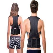 Özbience Unisex Siyah Manyetik Dik Duruş Korsesi, Postür Düzeltici Aparat