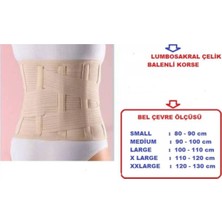 Özbience Çelik Balenli Lumbosakral Ortopedik Bel Korsesi