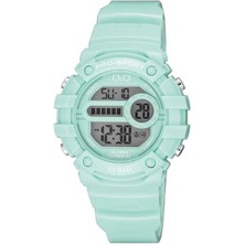 Q&q G15A-002VY Yeşil Renkli Alarmlı Tarihli Kronometreli Işıklı Çocuk Kol Saati