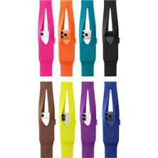 Awei Tüm Telefonlarla Uyumlu iPhone Pocket Issey Mıyake Örgü Çapraz Telefon Çantası Askısı 80CM 8li Set