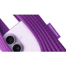 Awei Tüm Telefonlarla Uyumlu iPhone Pocket Issey Mıyake Örgü Çapraz Telefon Çantası Askısı 80CM