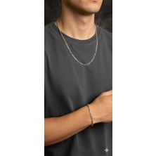 Shae Jewelry Erkek Zincir Kolye ve Bileklik Paslanmaz Çelik