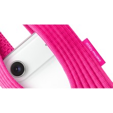 Awei Tüm Telefonlarla Uyumlu iPhone Pocket Issey Mıyake Örgü Çapraz Telefon Çantası Askısı 80CM