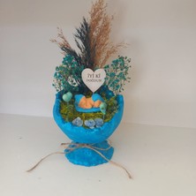 Nadire Tasarım Hoşgeldin ERKEK BEBEK SAKSIDA TERARYUM