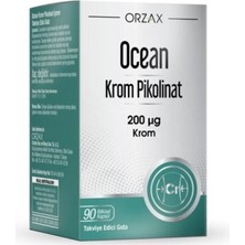 Orzax Krom Pikolinat 200 Mcg 90 Kapsül Takviye Edici Gıda