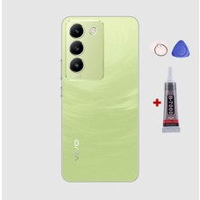 Yedcom Vivo V30 Lite Yeşil Arka Pil Batarya Kapağı Arka Kapak Yapıştırıcı ve Tamir Seti Set