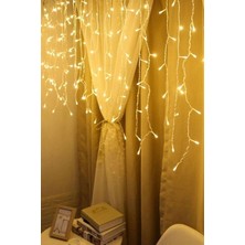 Mytechcat® 8 Fonksiyonlu 16 Saçaklı Perde LED 3 x 1 (Günışığı)