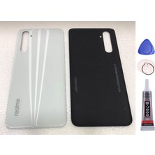 Yedcom Realme 6 Beyaz Arka Pil Batarya Kapağı Arka Kapak Yapıştırıcı Ve Tamir Seti Set
