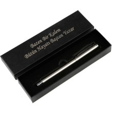 Kalemhane Scrikss Krom Roller Kalem Kişiye Özel Kutulu Ömür Boyu Garanti Hediye Paketli