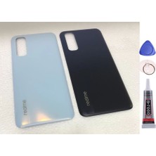 Yedcom Realme 7 Mavi Arka Pil Batarya Kapağı Arka Kapak Yapıştırıcı Ve Tamir Seti Set