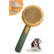 Mytechcat Plastik Yeşil Evcil Hayvan Bakım  Pet Fırçası Çok Amaçlı Pet Fırçası Yeşil