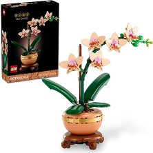 LEGO Botanicals Mini Orkide 10343 – Açık Renkli Terakota Saksı ve Ahşap Efektli Kaide Içeren Yetişkin Kadın... + 8 LEGO