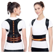 Özbience Unisex Siyah Medikal Korse, Ortopedik Sırt Duruş Destekleyici